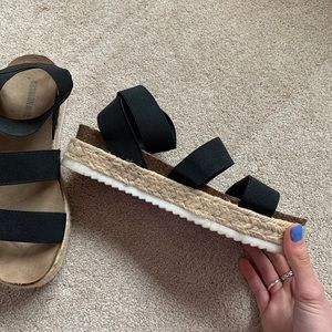 steve madden DUPE platform sandals!